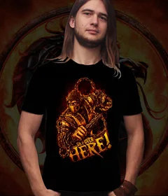 Прикольные футболки: мортал комбат - Get Over Here.jpg